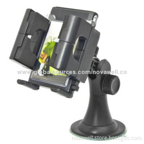 Universal Car Mount Holder for Any Mobile Devices with 40 to 100mm Width, 360-degree Rotating Holder